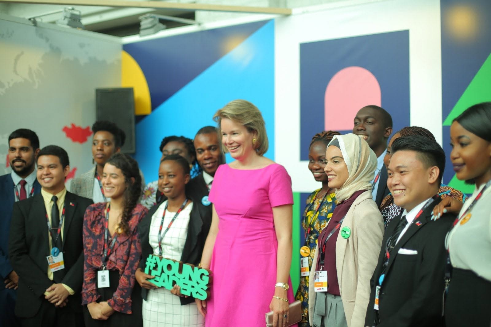 European Development Days, Brussels · 2019 · with Queen Mathilde of Belgium